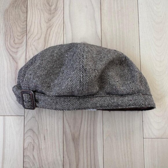 Nine West Tweed Beret – Brown Wool Blend Lined - Picture 3 of 7